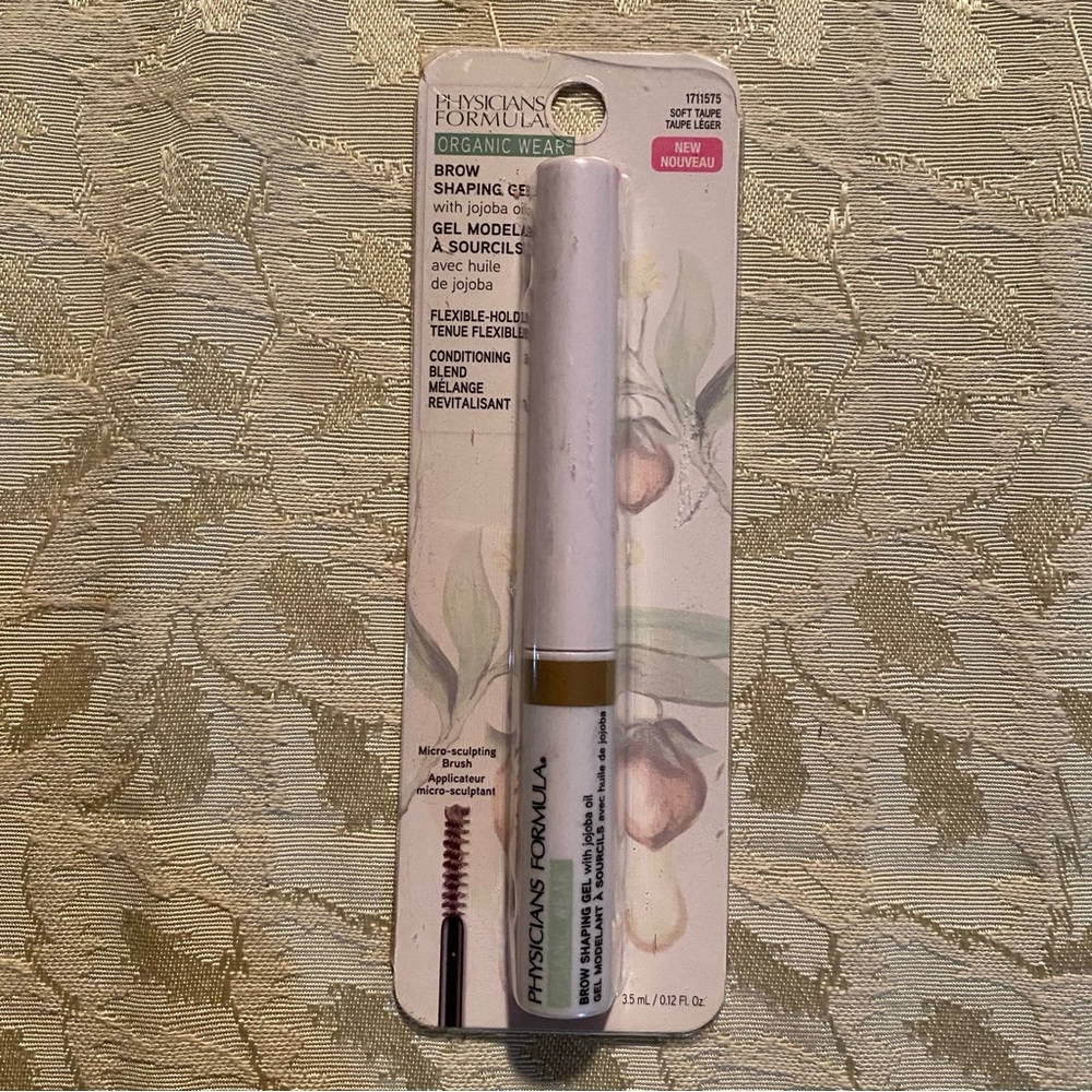 Physicians Formula Organic Wear Brow Shaping Gel Soft Taupe 1711575 0.12 fl oz